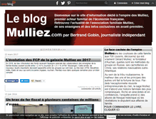 Tablet Screenshot of leblogmulliez.com